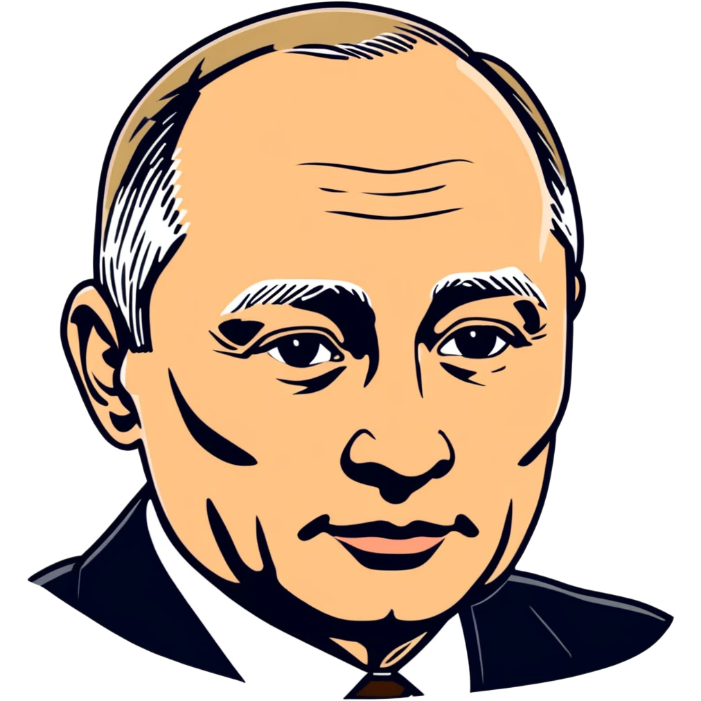Vladimir Putin, Russian president emoji