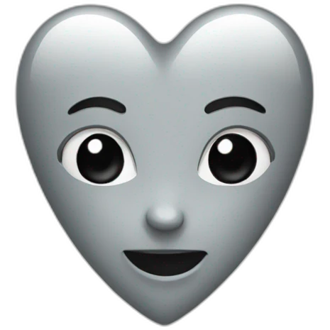 coeur argenté emoji