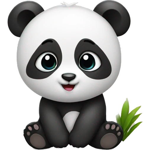 cute panda  emoji