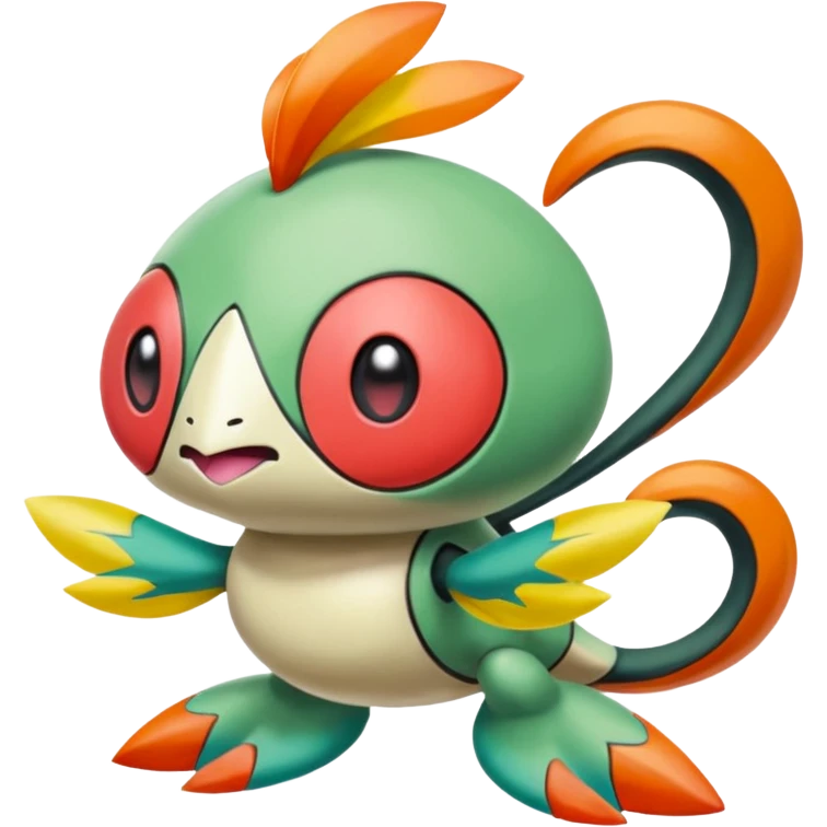 Meloetta-Vibrava-Trapinch-Xatu-Pokémon-Fakémon-hybrid-fusion-creature emoji