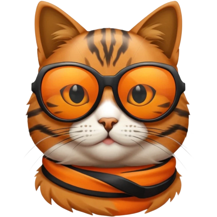 Cat wearing sunglasses emoji