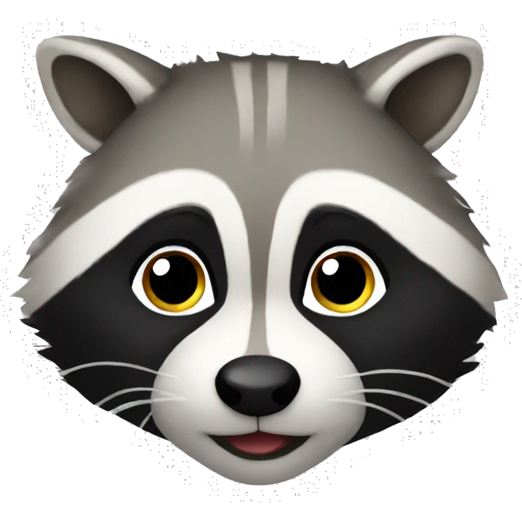 Cute raccoon  emoji