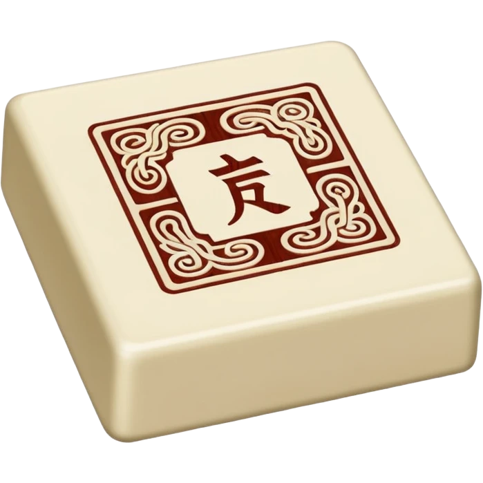 mahjong tile. emoji