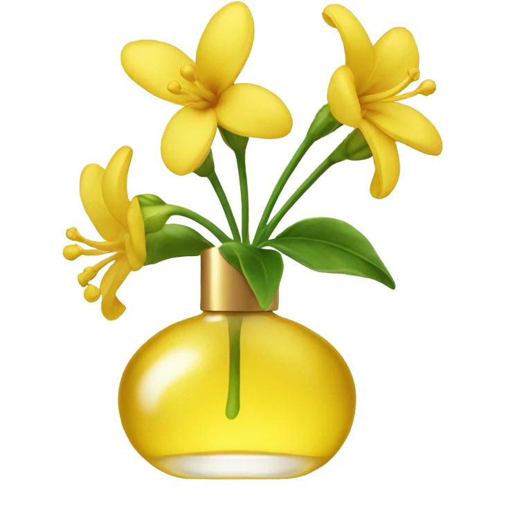 Yellow Perfum emoji