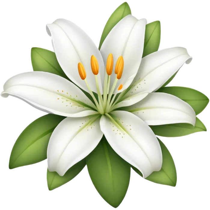 Lily flower  emoji