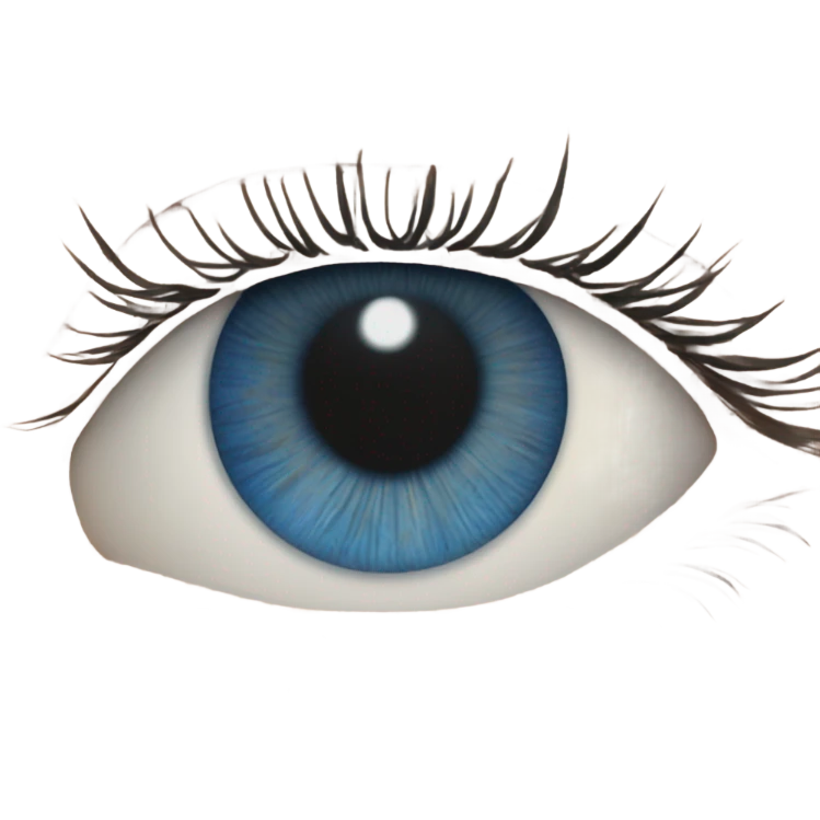 blue eye emoji