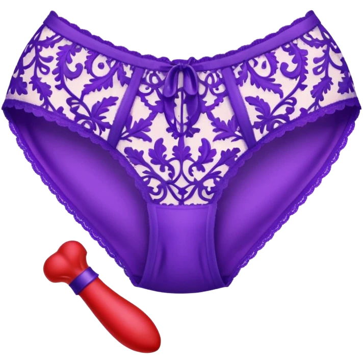 Dildo and panties emoji