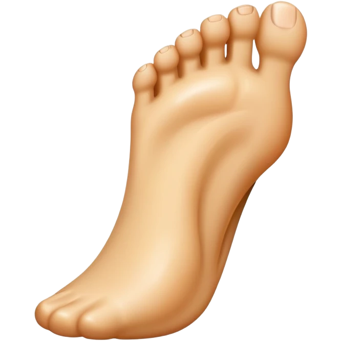 human foot emoji