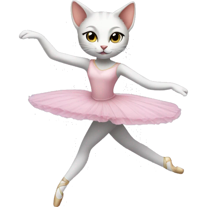 ballet cat dancer emoji