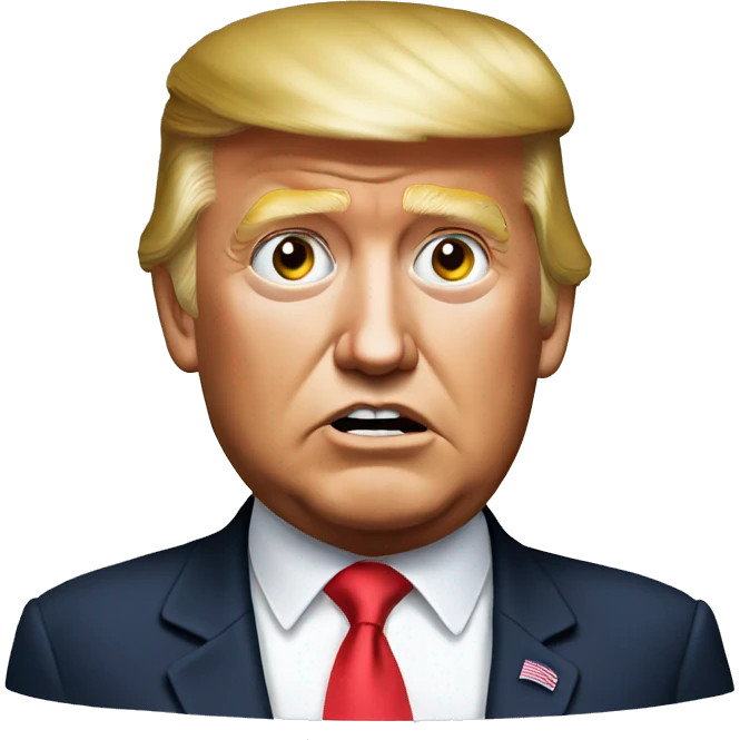 Trump after a loss emoji