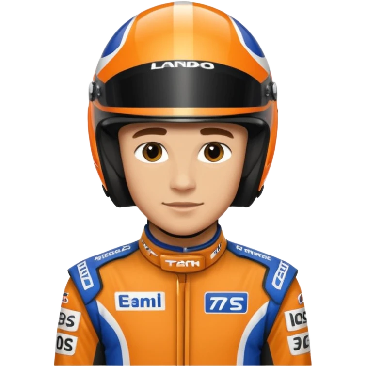 Lando Norris Race Driver emoji