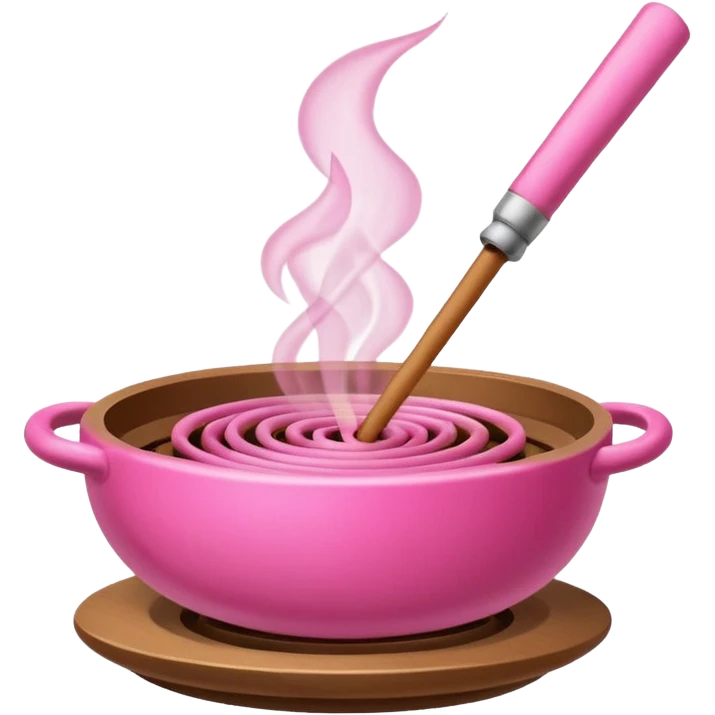 incense pink emoji