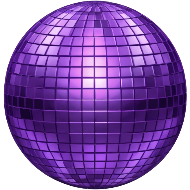 purple disco ball emoji