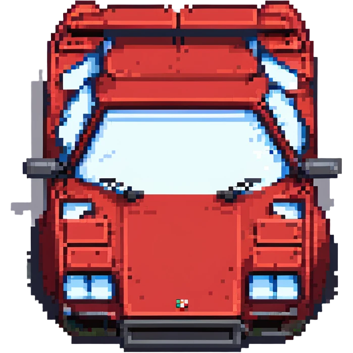 красная Lamborghini Countach, no background emoji