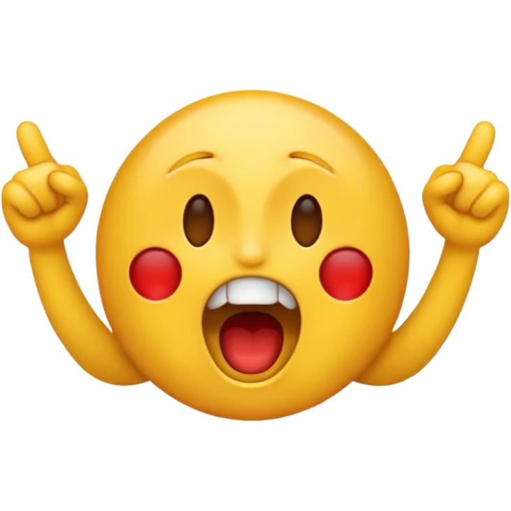 a Screaming emoji saying PRESS E and it should say it in the emoji to PRESS E emoji