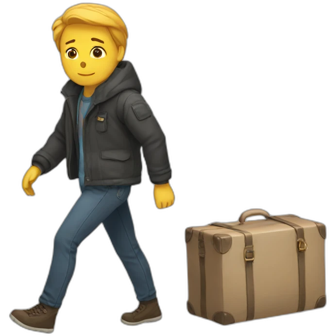 leaving emoji