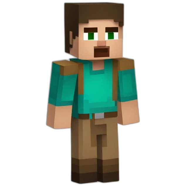 Steve minecraft emoji