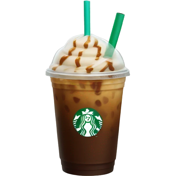 Starbucks iced coffee  emoji