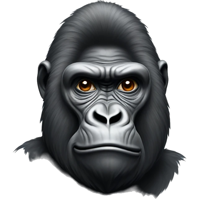 thinking gorilla emoji