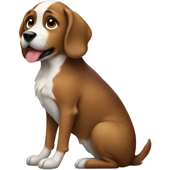 Sitting dog emoji