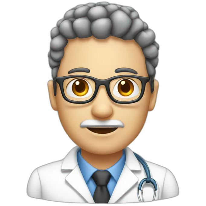 Neurologist and cells emoji