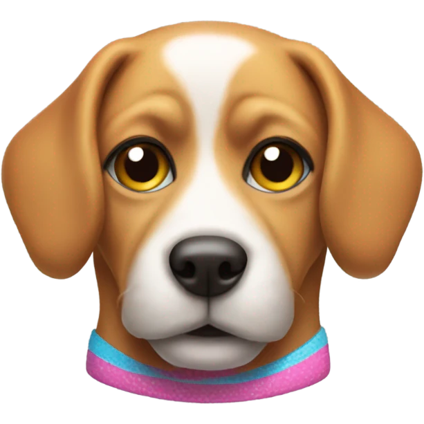 Dog in bikini emoji