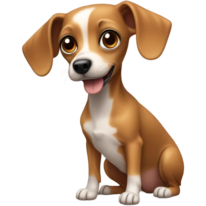 Chiweenie emoji