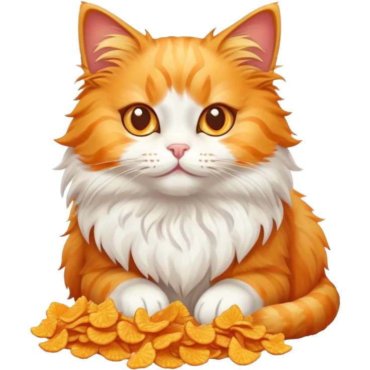 cat with cornflakes emoji