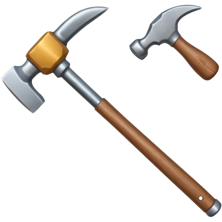 steel nail and hammer emoji