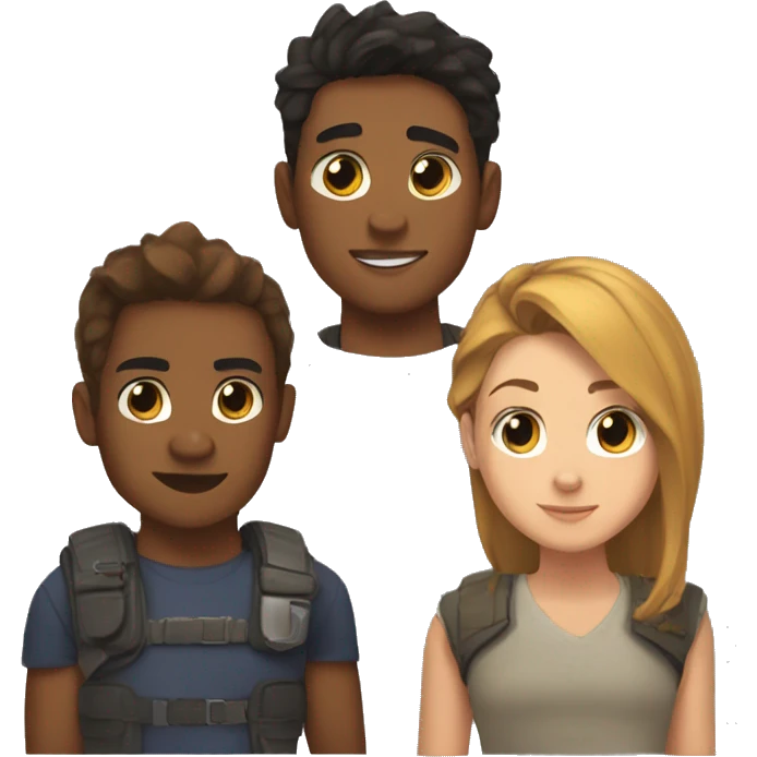 skye and rubble and chase and ryder emoji