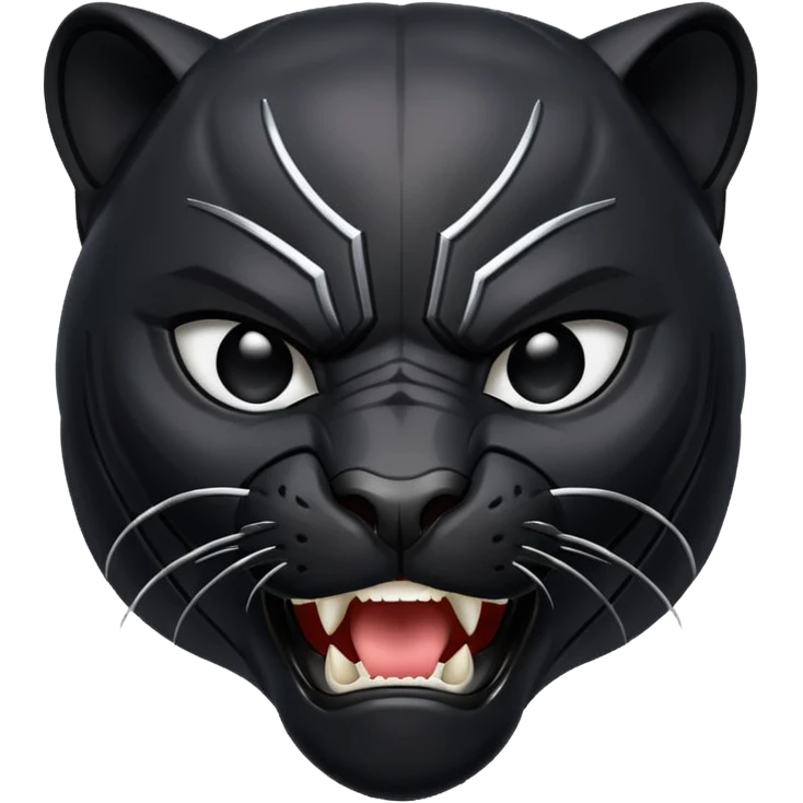 Black panther roar emoji emoji