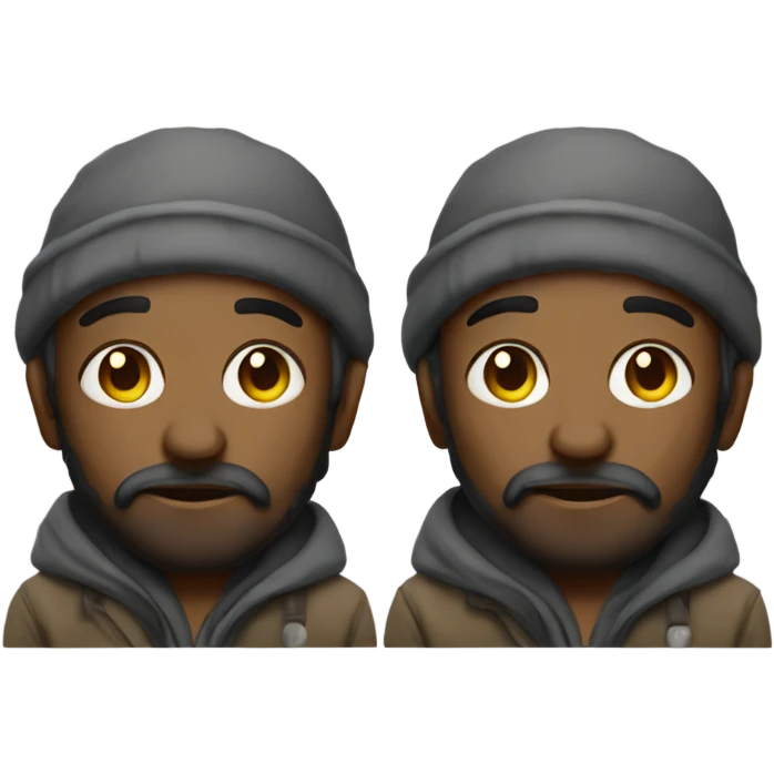 Homeless dude emoji