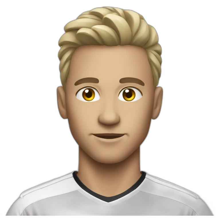 white soccer player emoji