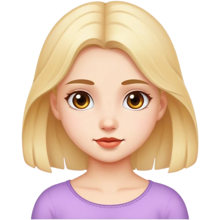 Cute girl emoji