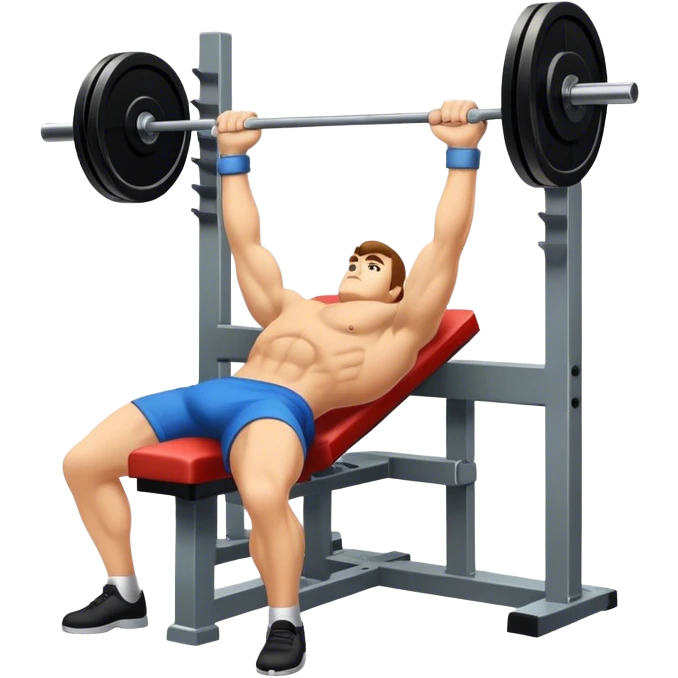 close-grip flat-benchpress emoji