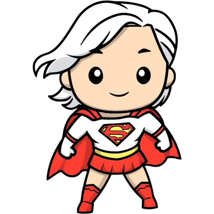 Supergirl from DC comics emoji