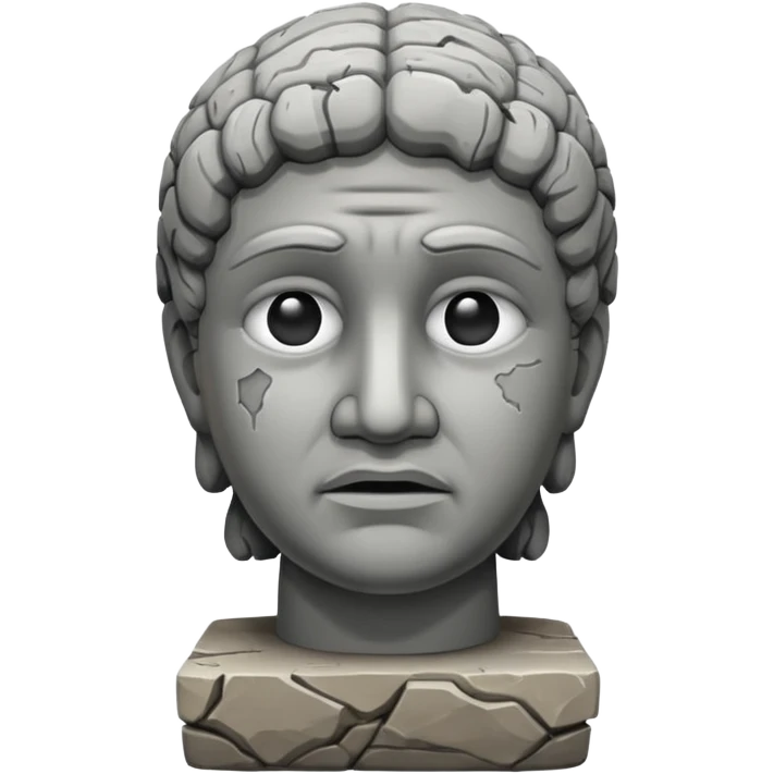 Ancient Stone Statue emoji