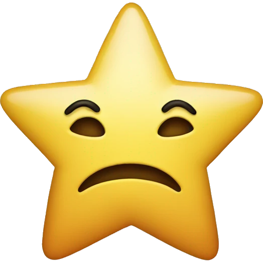 Half Star emoji