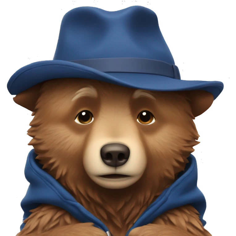 paddington-bear sitting eyes closed emoji
