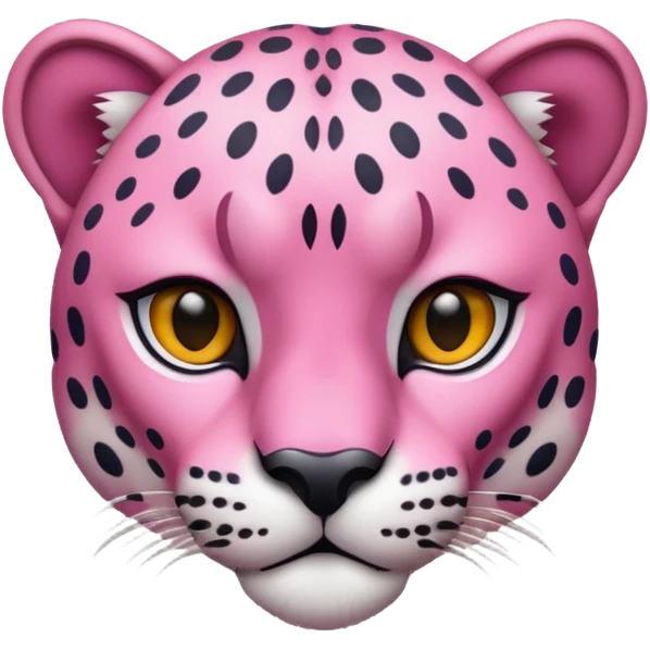 pink cheetah  emoji