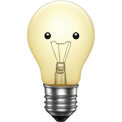 LIGHT BULB emoji