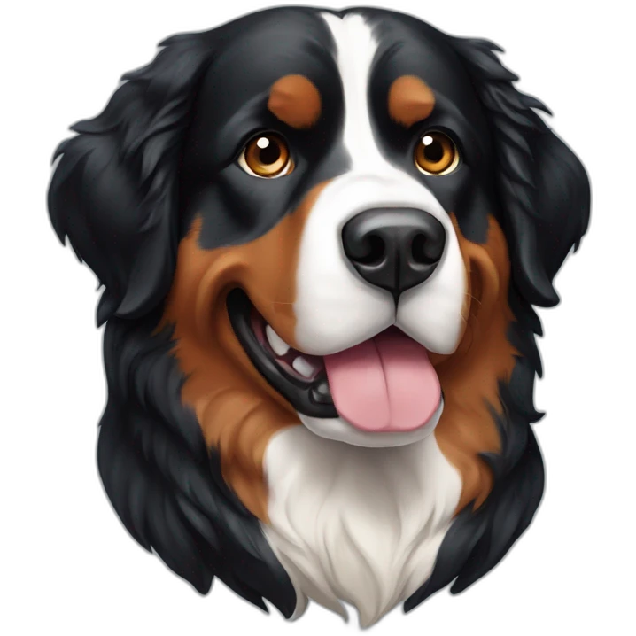 Bernese Mountain dog emoji