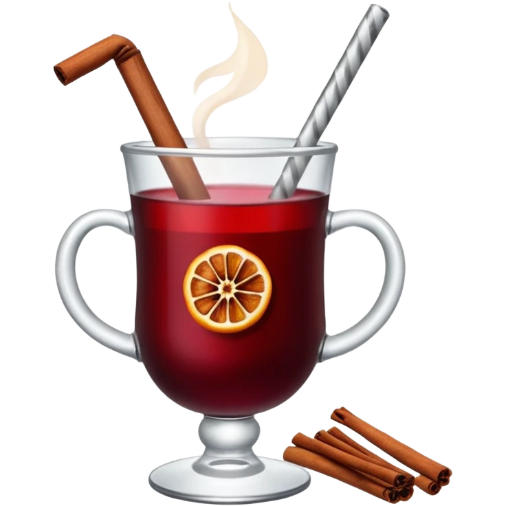 mulled wine in glass emoji