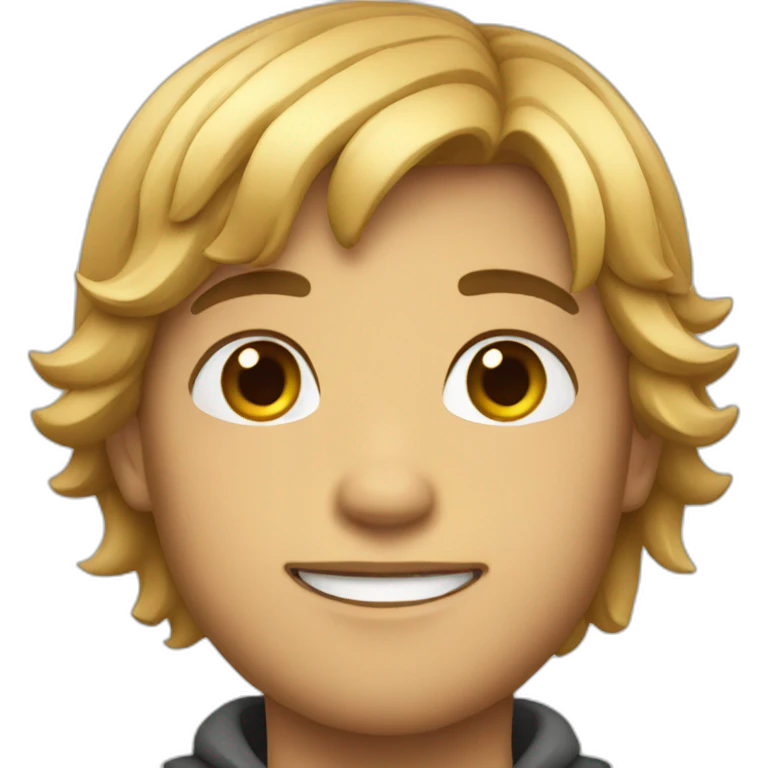 Handsome boy  emoji