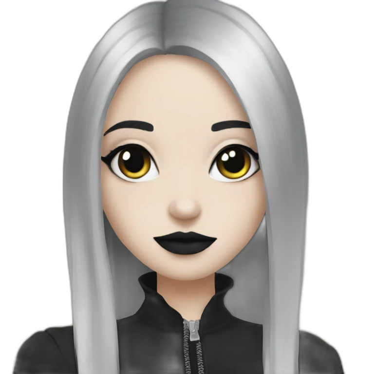 goth girlfriend emoji