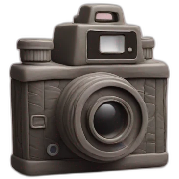 Plasticine Old Film Camera emoji