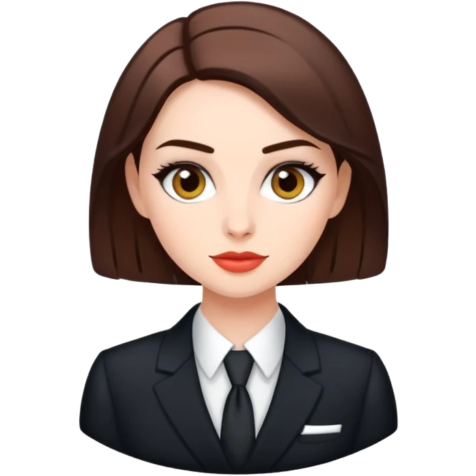 Sophie raine in a formal suit  emoji