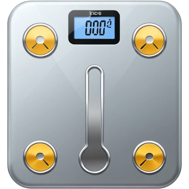 Digital weight scale emoji