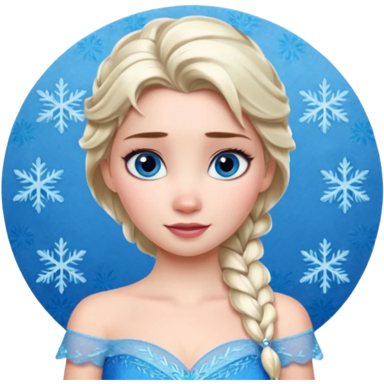 elsa frozen disney emoji