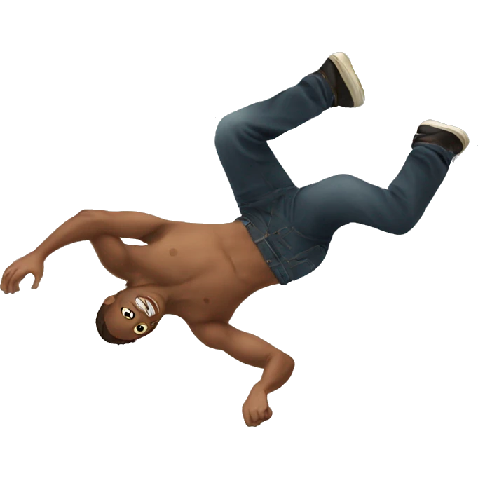guy doing flips emoji